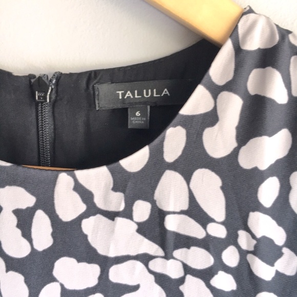 NWOT Aritzia Talula gray leopard print dress 6 / S - Picture 4 of 5